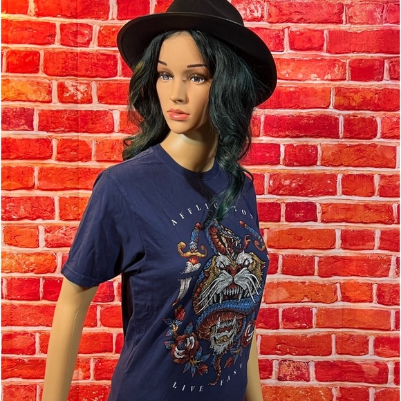 Affliction Women’s Rhinestone T-Shirt - Picture 7 of 10